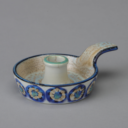 Tenera series Faience Candleholder