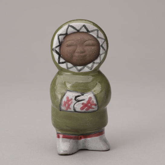 Stående Eskimåbarn (Standing Eskimo Child)