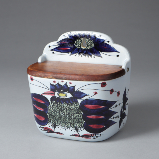Tenera Series Faience Spices Box with Lid