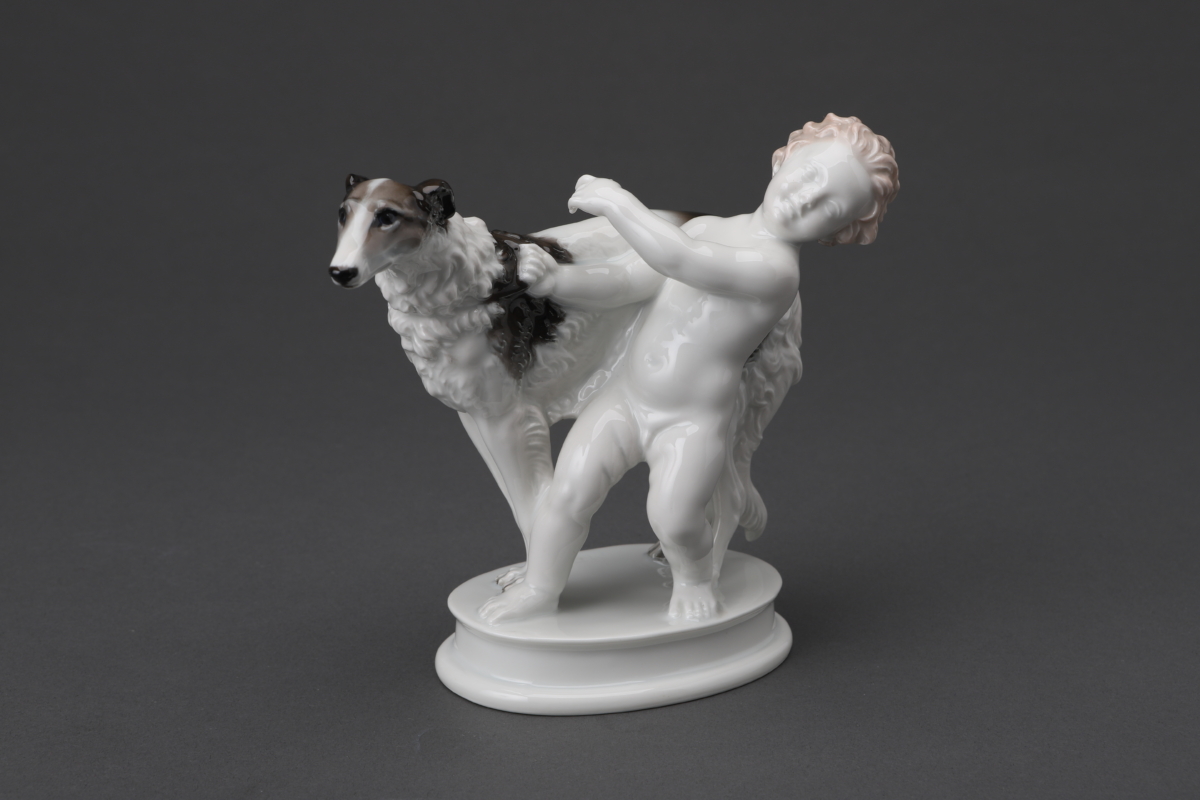 Boy and Borzoi