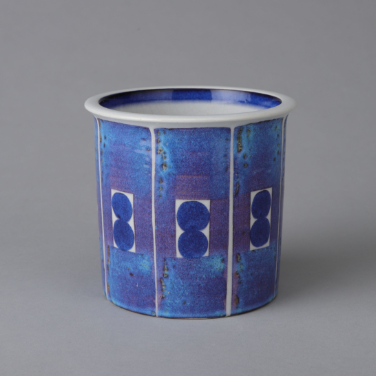 Faience Flower Pot