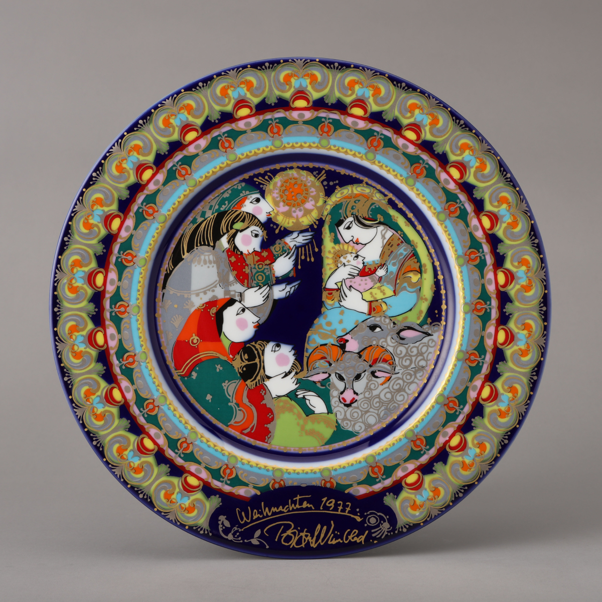 Weihnachtsteller(Christmas Plate) 1977