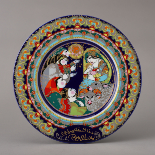 Weihnachtsteller(Christmas Plate) 1977