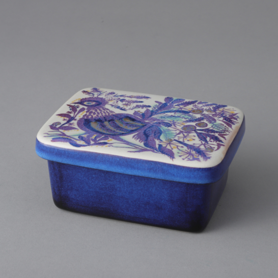 Tenera Series  Faience Butter Box with Lid