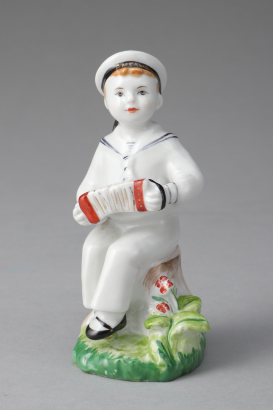 Bold Boy with Accordion