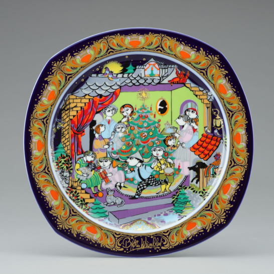 Weihnachtslieder auf Parzellan ’86 (Christmas carols on porcelain 1986) Motiv 4: “O Tannenbaum”