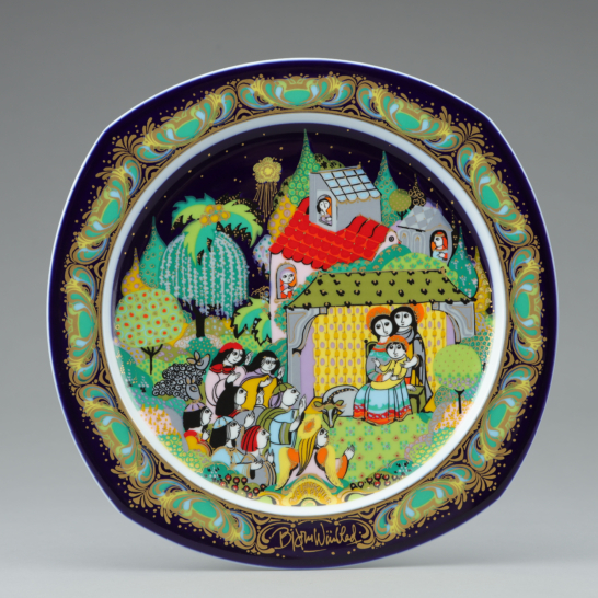 Weihnachtslieder auf Parzellan ’83 (Christmas carols on porcelain 1983)  Motiv 1: Glade jul, dejlige jul