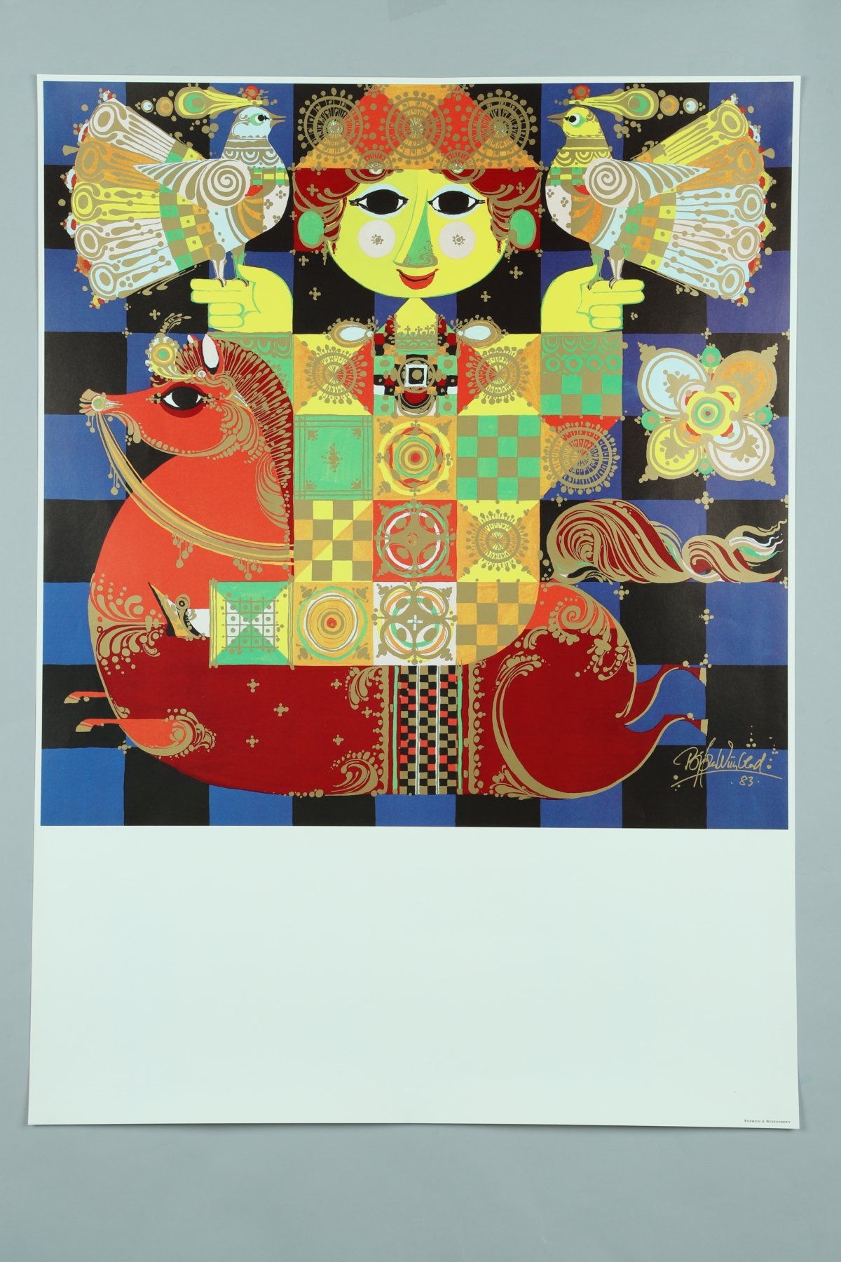 Christmas poster for the grocery chain IRMA