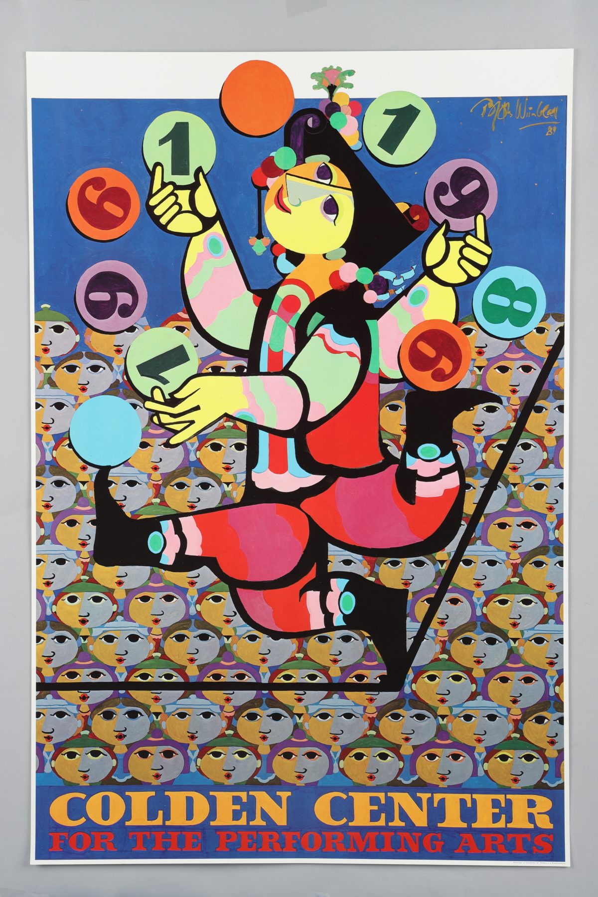 "Colden Center for the Performing Arts" Poster 1989