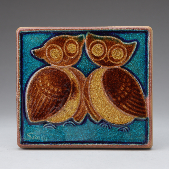 Two Owls Wall plaque