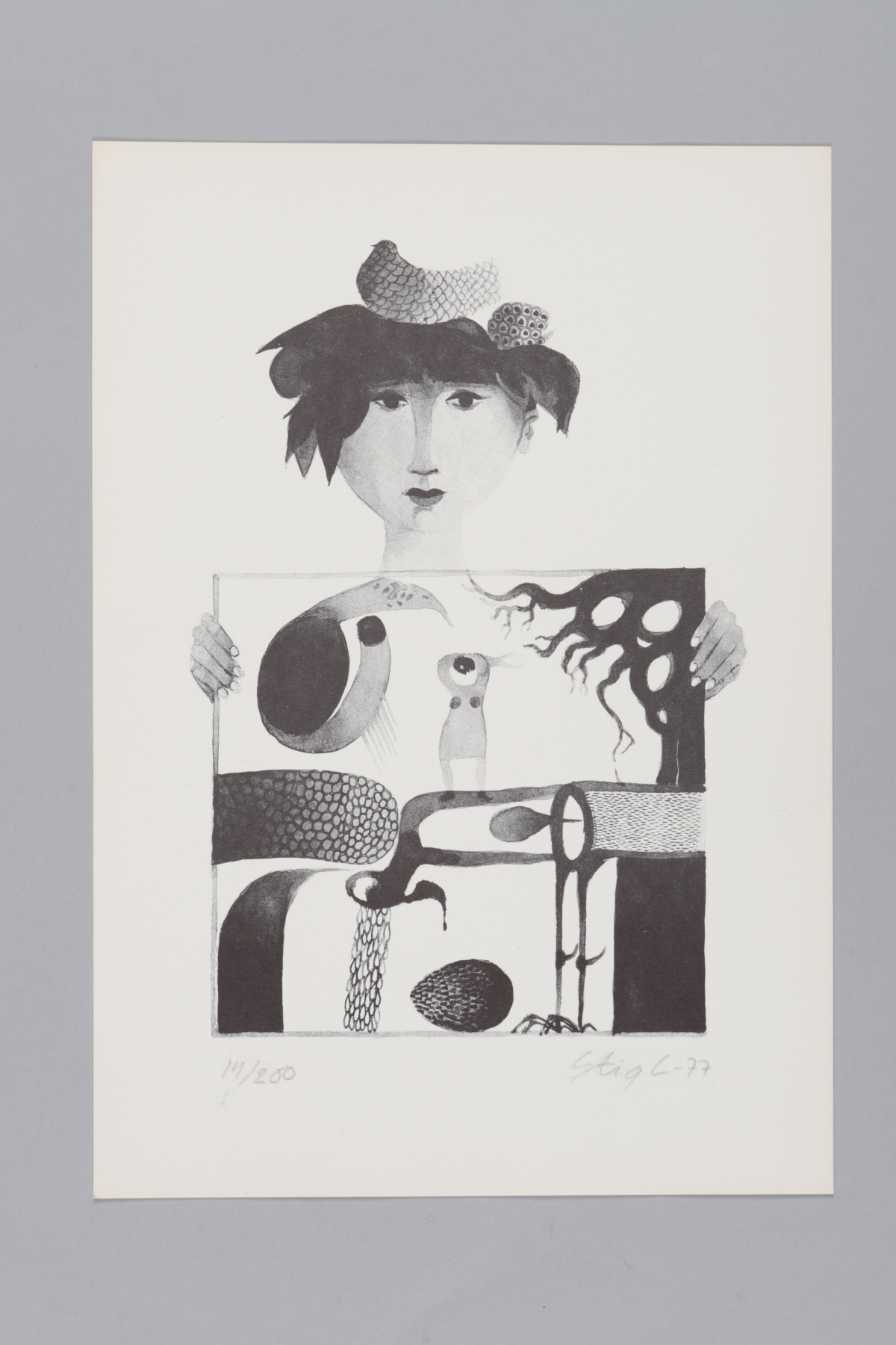 Kvinna med Tavla(Woman with Painting)