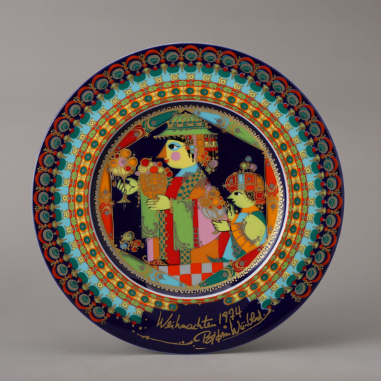 Weihnachtsteller(Christmas Plate) 1974
