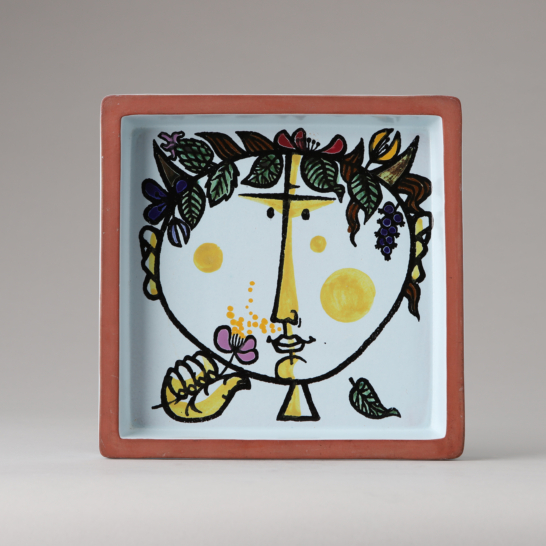 Faience Karneval Series Plate