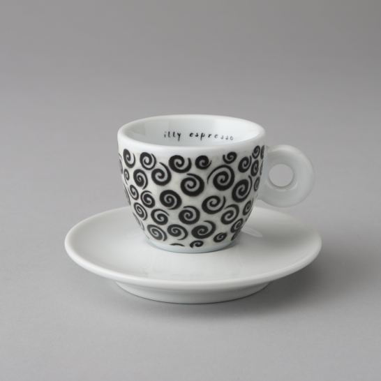 Spirals Espresso Cup & Saucer