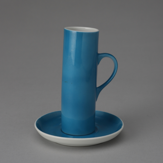 Black Espresso Cup & Saucer