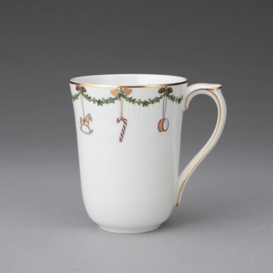 Star Fluted Christmas Mug