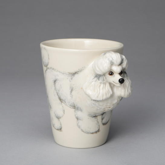 White Poodle Dog Mug