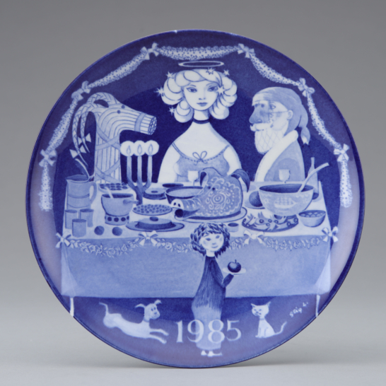 Christmas Plate 1985