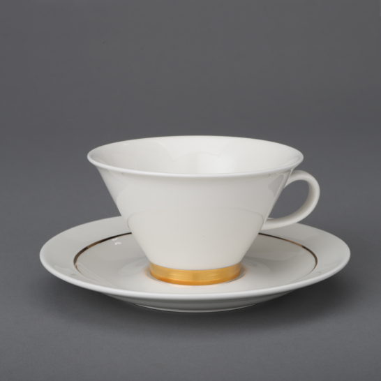 Harlekin Gold Tea Cup & Saucer