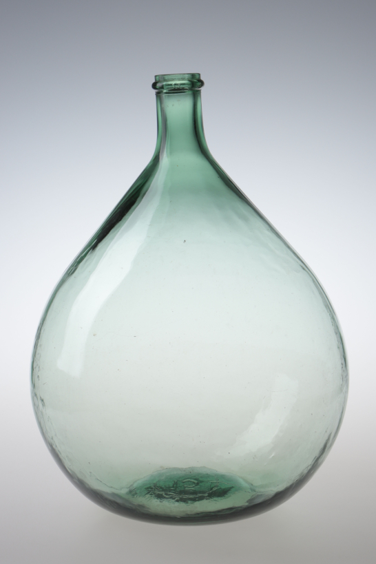 Large Glass Green Bottle