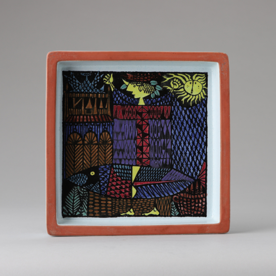 Faience Karneval Series Plate