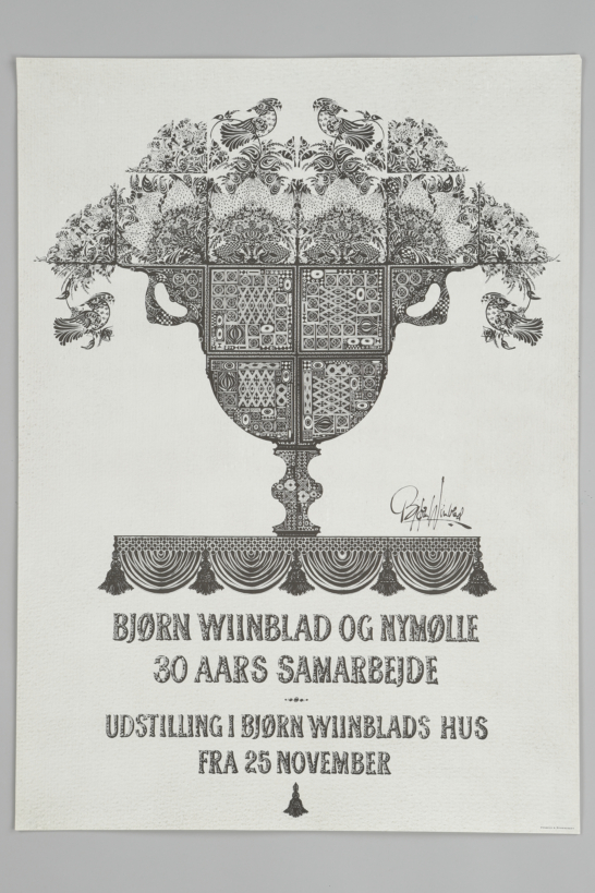 Poster_Bjørn Wiinblad og Nymølle, 30 Years Samarbejde