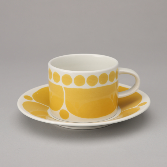 Sunnuntai Yellow Tea Cup & Saucer