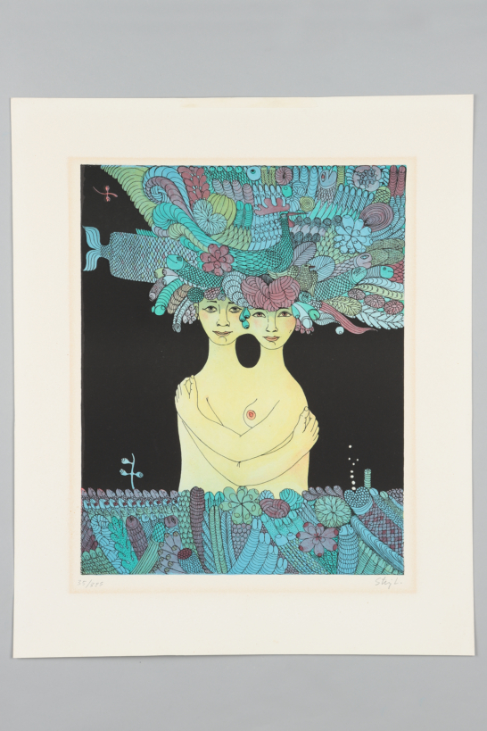 Lithograph, Systrarna(The Sisters)