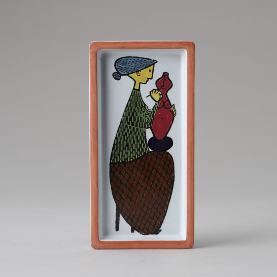 Faience Karneval Series Ashtray