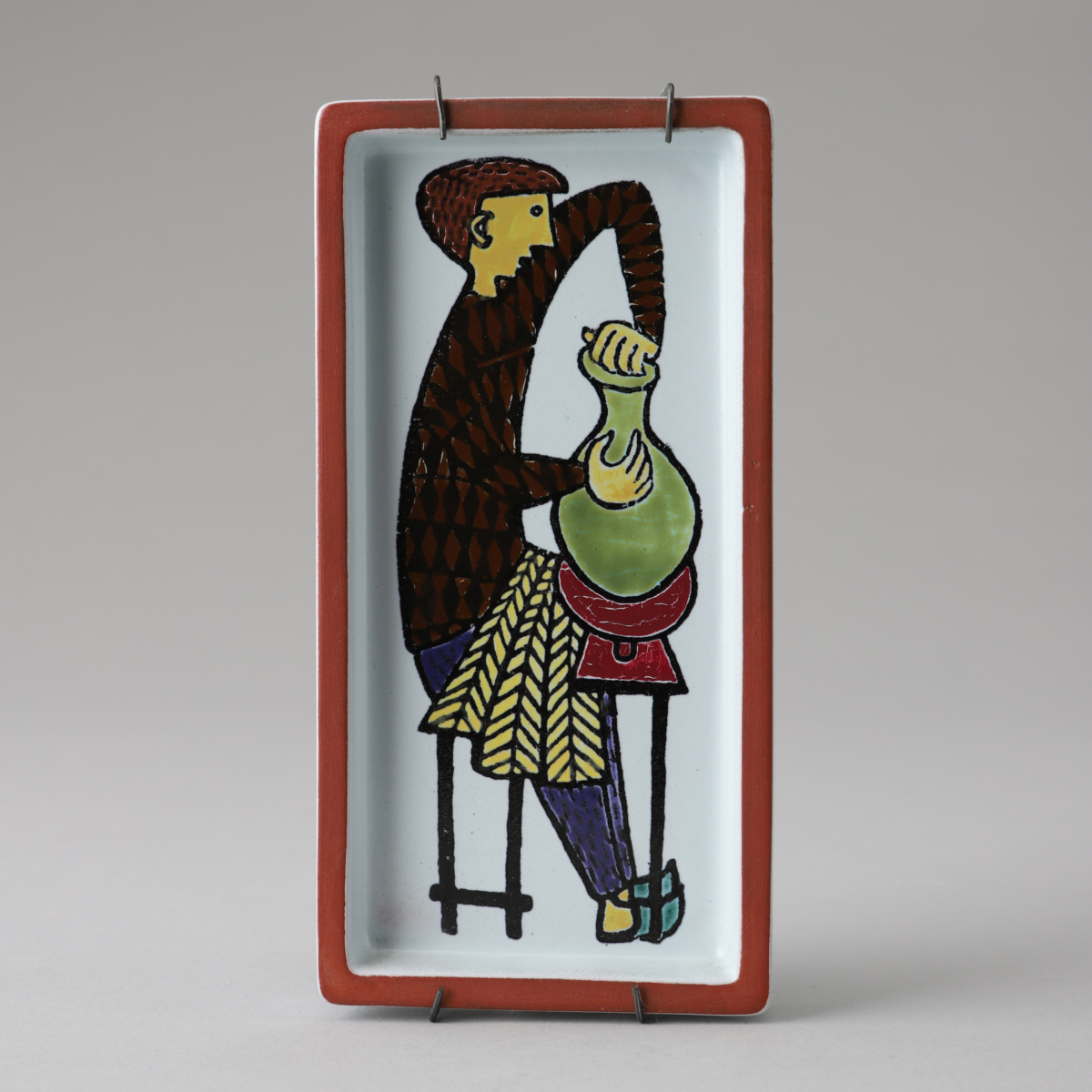 Faience Karneval Series Ashtray