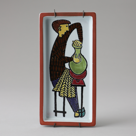 Faience Karneval Series Ashtray