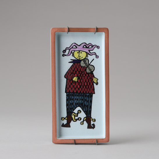 Faience Karneval Series Ashtray