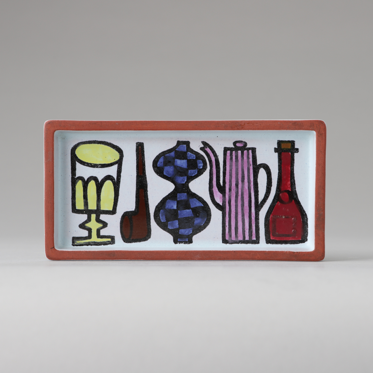 Faience Karneval Series Ashtray