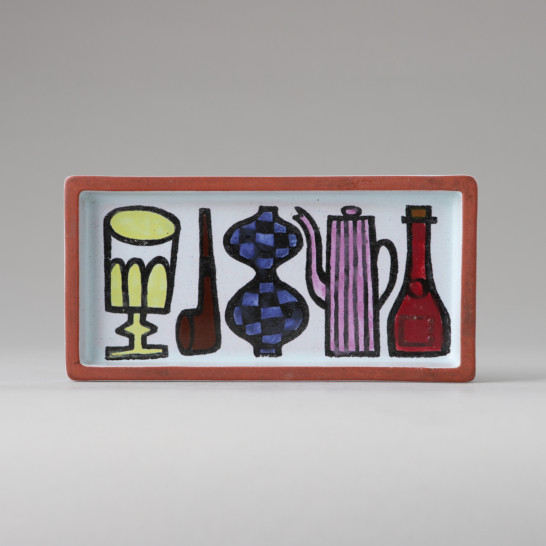 Faience Karneval Series Ashtray