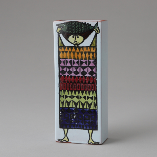 Faience Karneval Series Vase