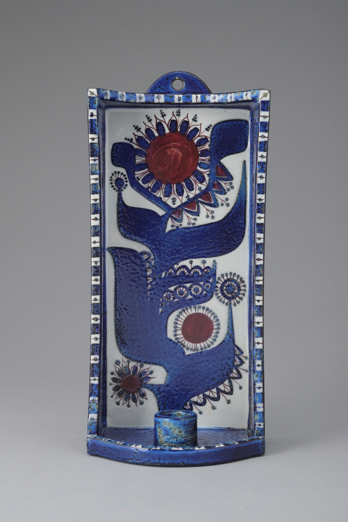 "Tenera" Series Faience Wall Candleholder