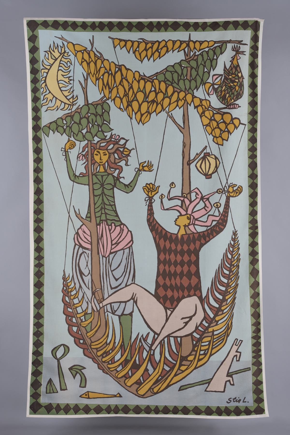 "Marionetterna" Fabric Wall Hanging