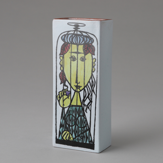 Faience Karnival Series Vase
