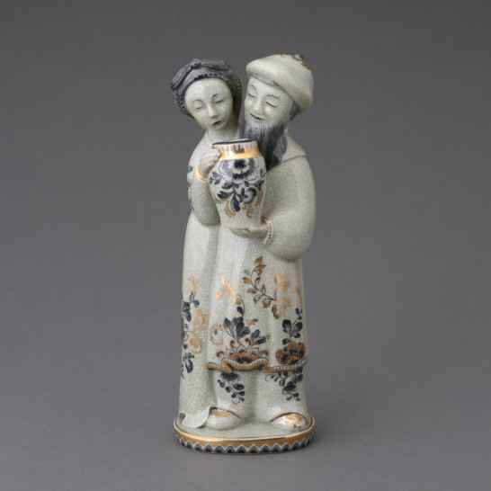 Chinese Couple with Jar
