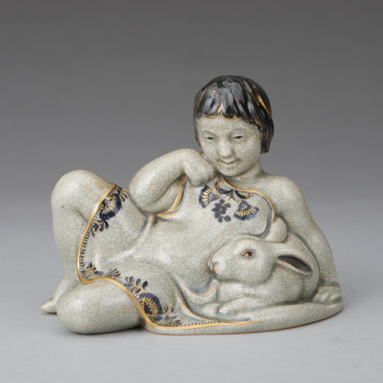 Boy with Rabbit
