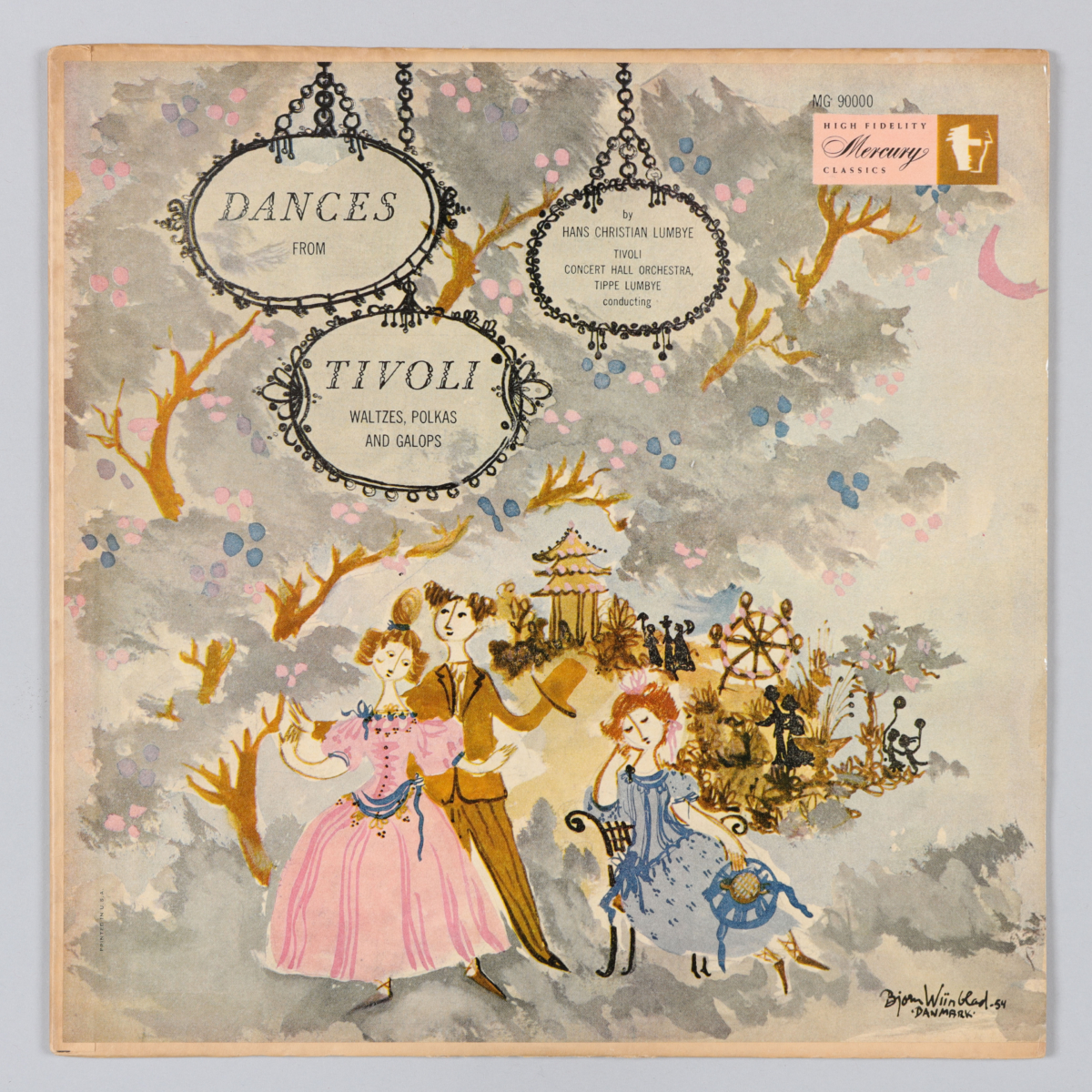"Dances from Tivoli" LP (Cover Design)