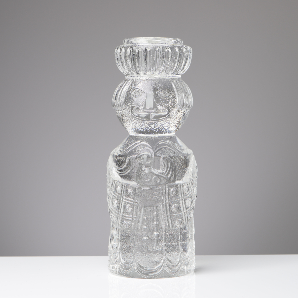"Heilige Drei Könige - Caspar" Crystal Candleholder