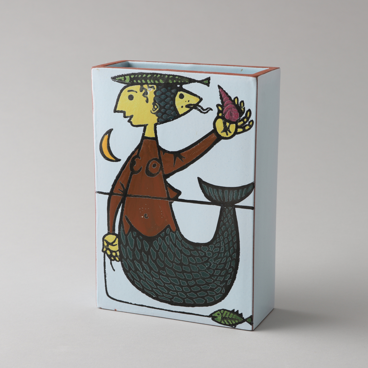 Faience "Karnival" Series Vase