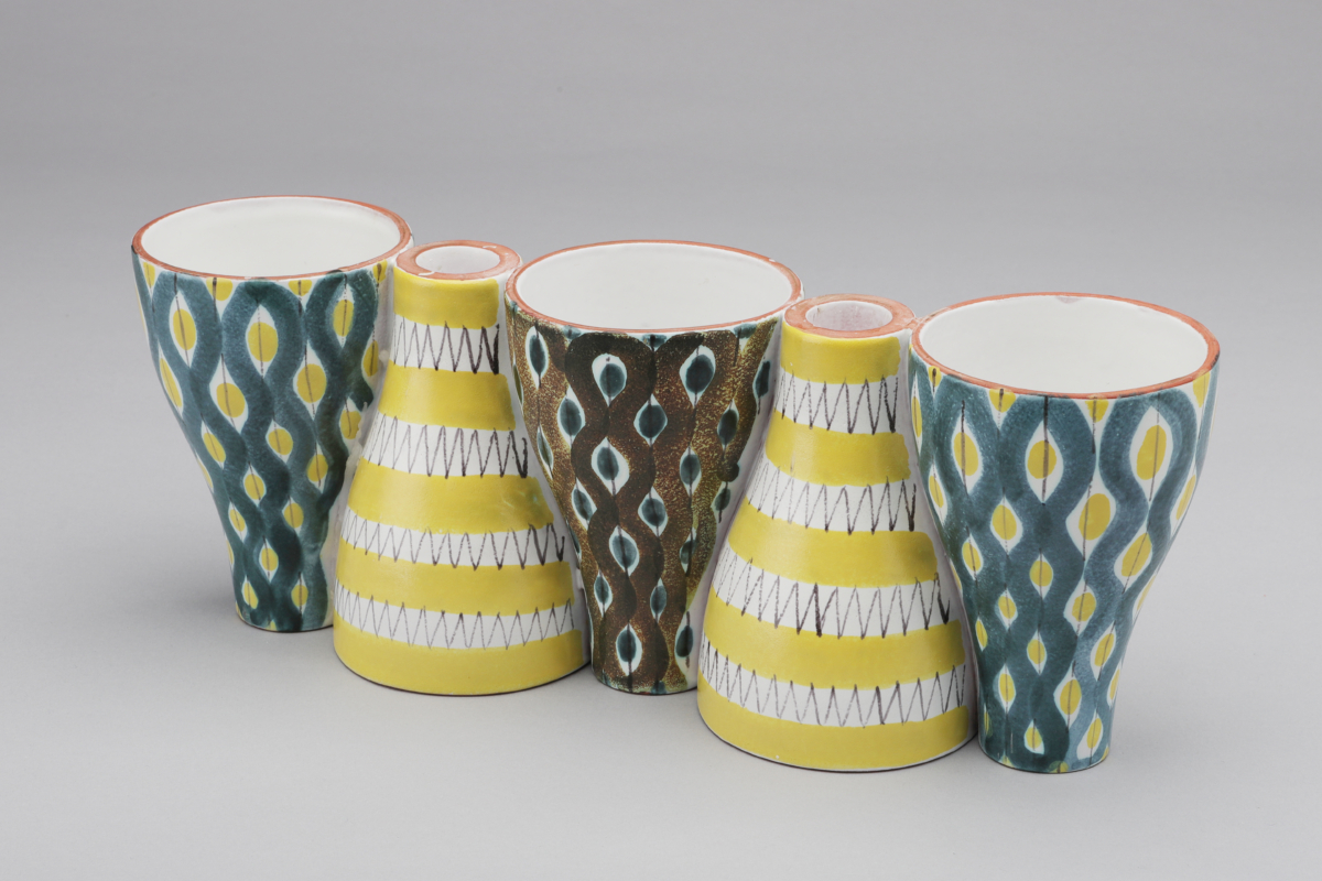 Faience Candleholder / Vase