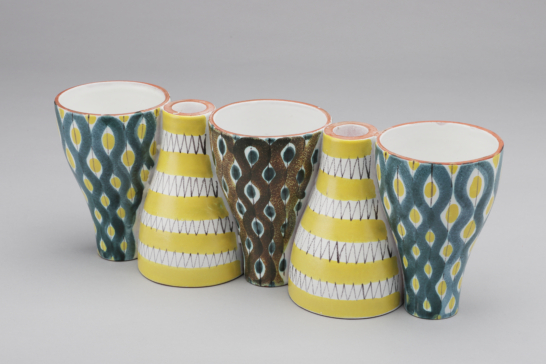 Faience Candleholder / Vase