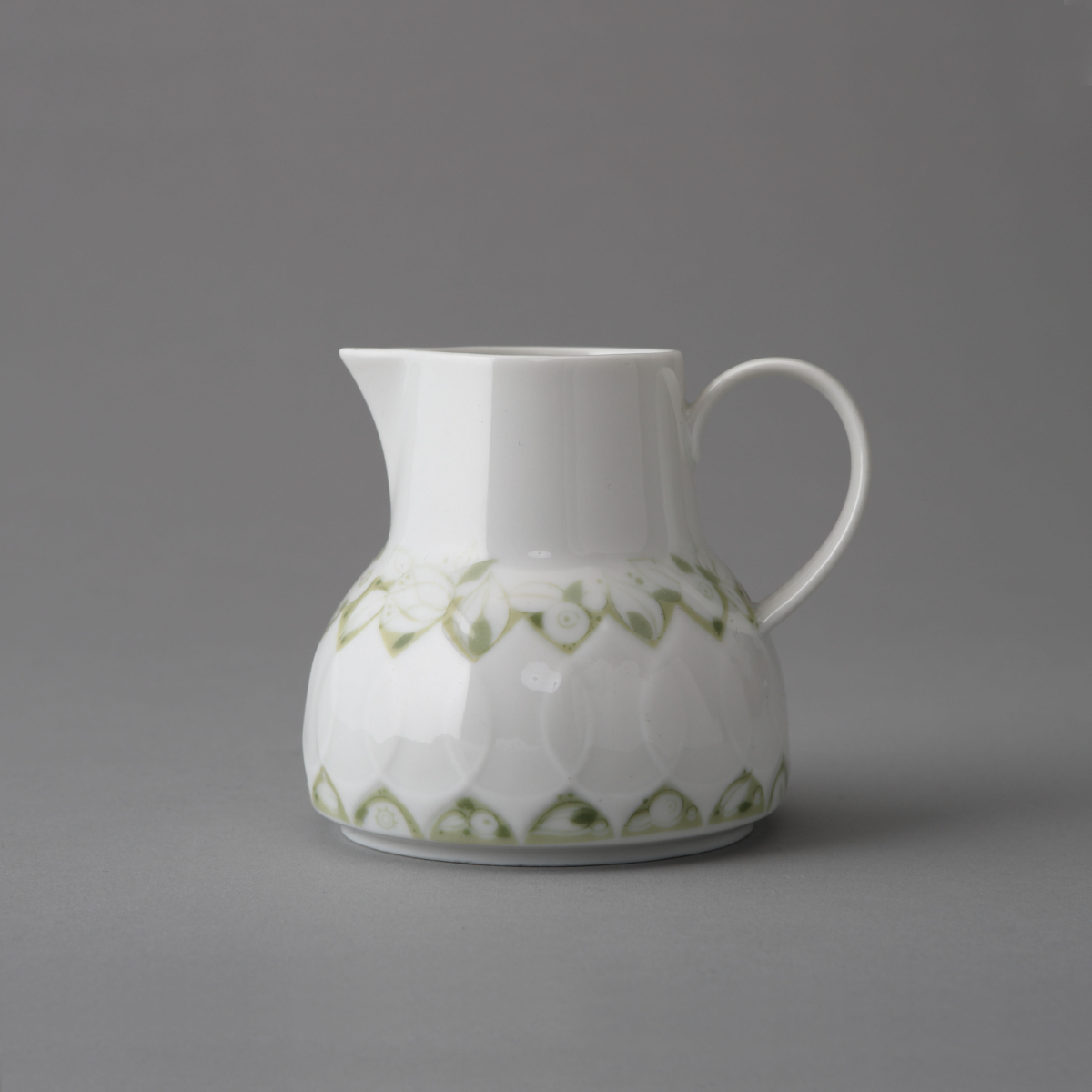"Lotus_ Jade" Milk Jug