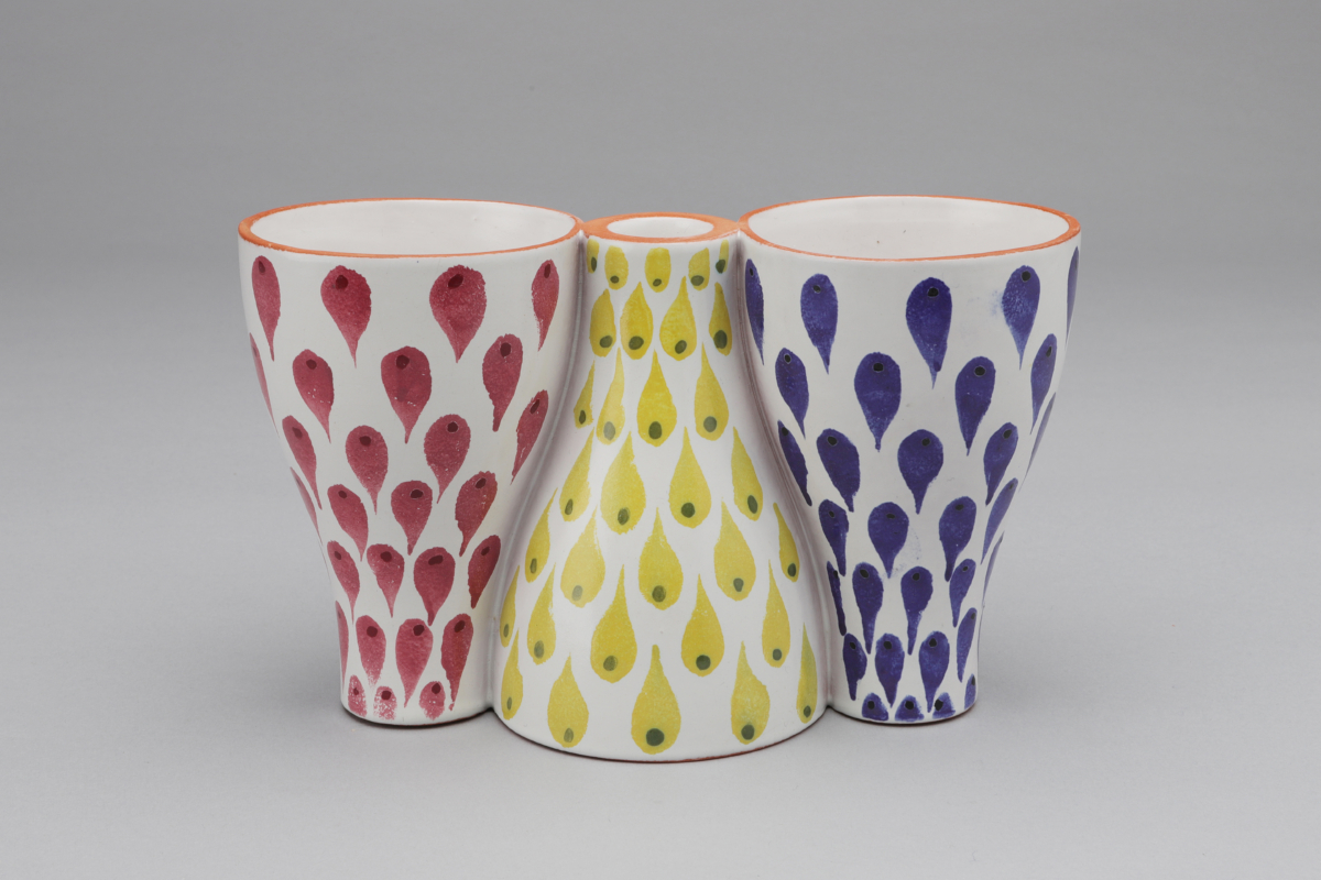 Faience Candleholder / Vase