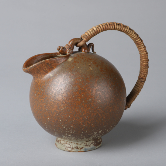 Pitcher with Wicker Handle