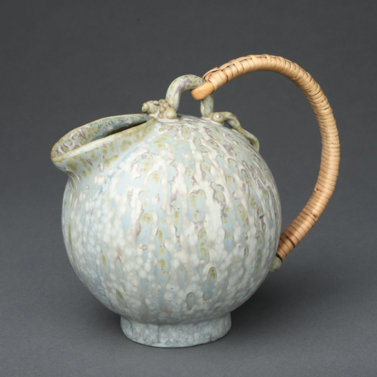 Pitcher with Wicker Handle