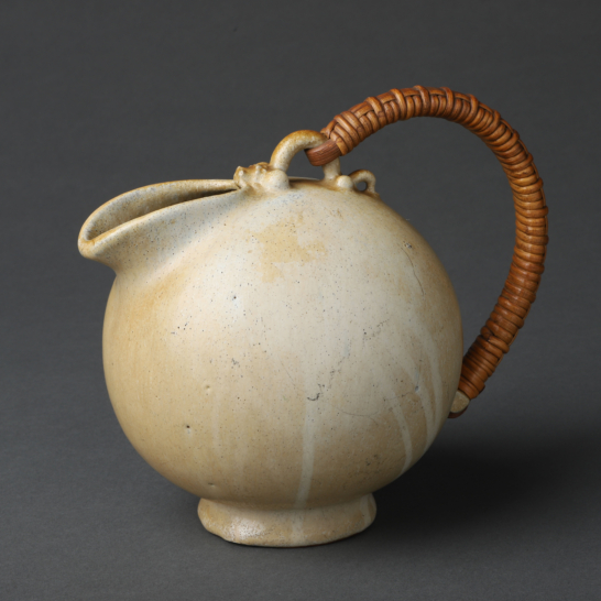Pitcher with Wicker Handle